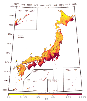 2014地震予測地図